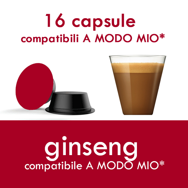 Ginseng - Capsule Compatibili A Modo Mio