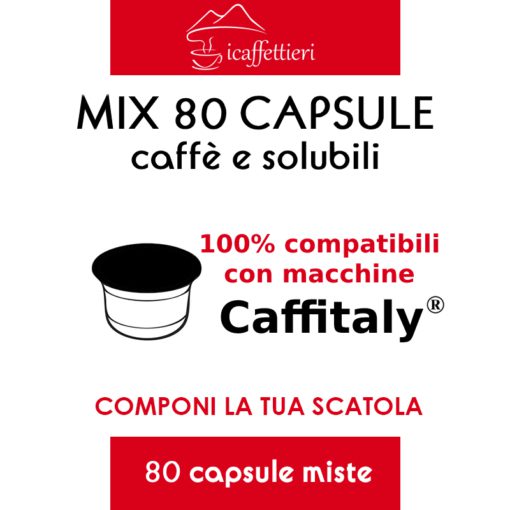 Misto 80 capsule compatibili Caffitaly ® - iCaffettieri